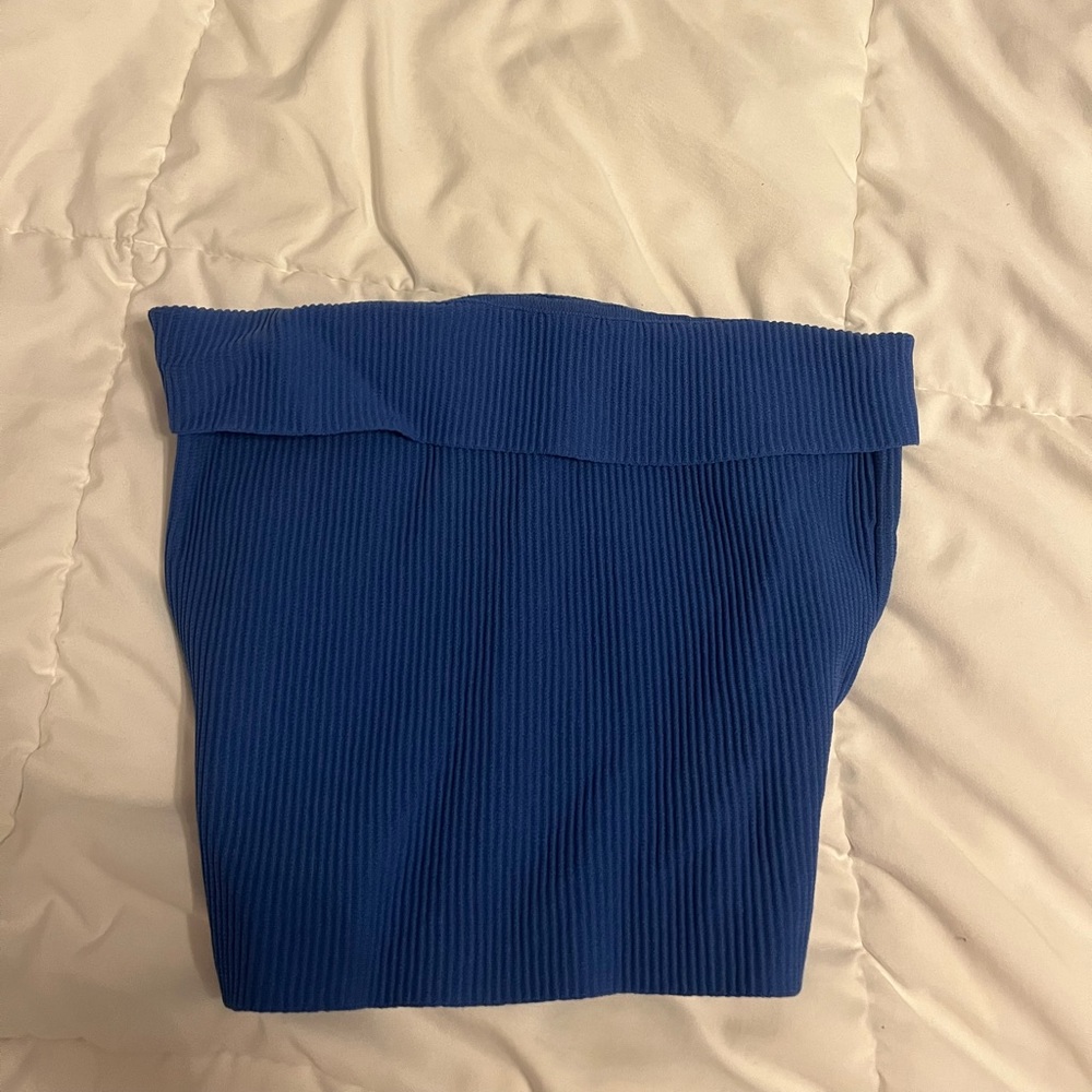glassons blue tube top
